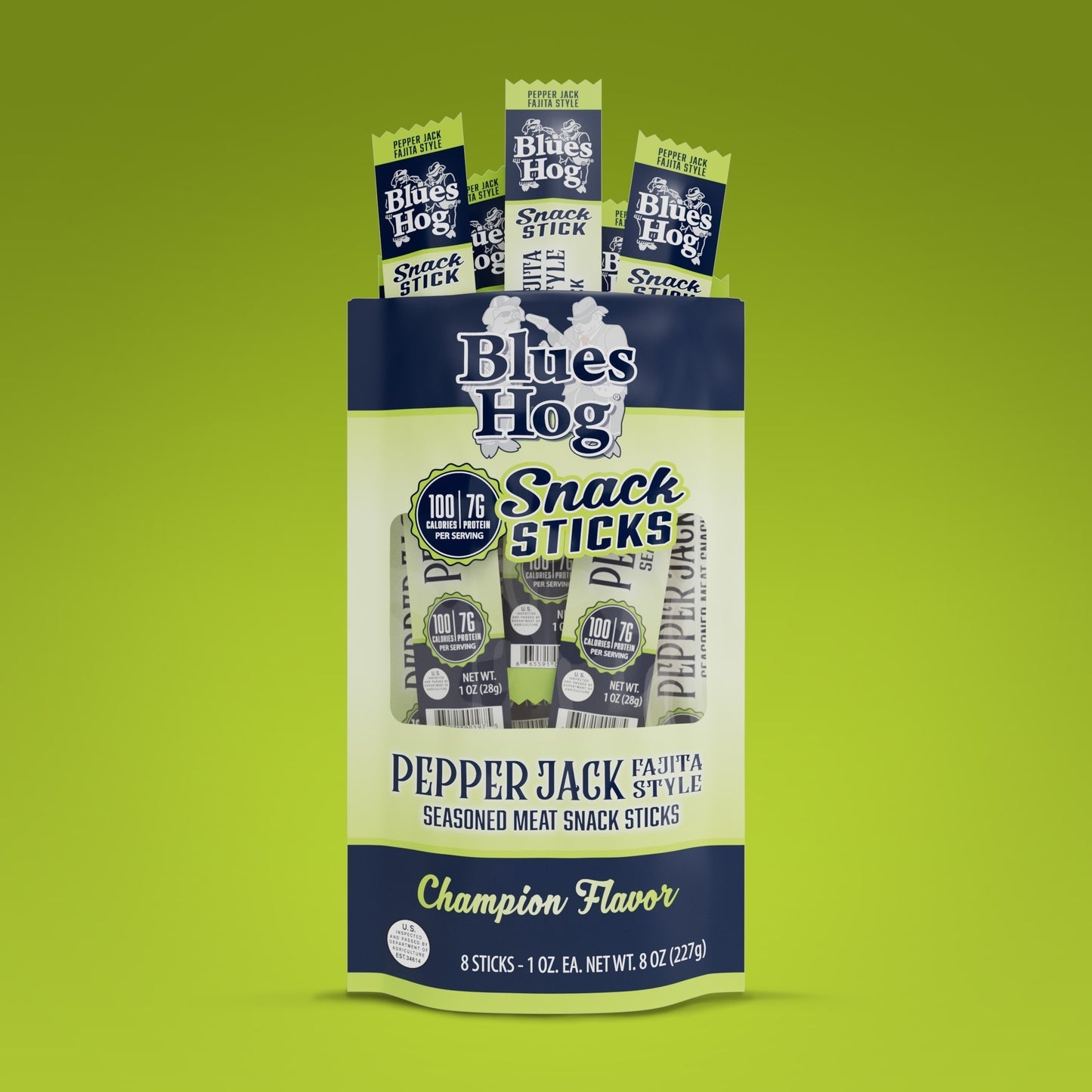 Blues Hog - Pepper Jack Fajita Style Snack Sticks