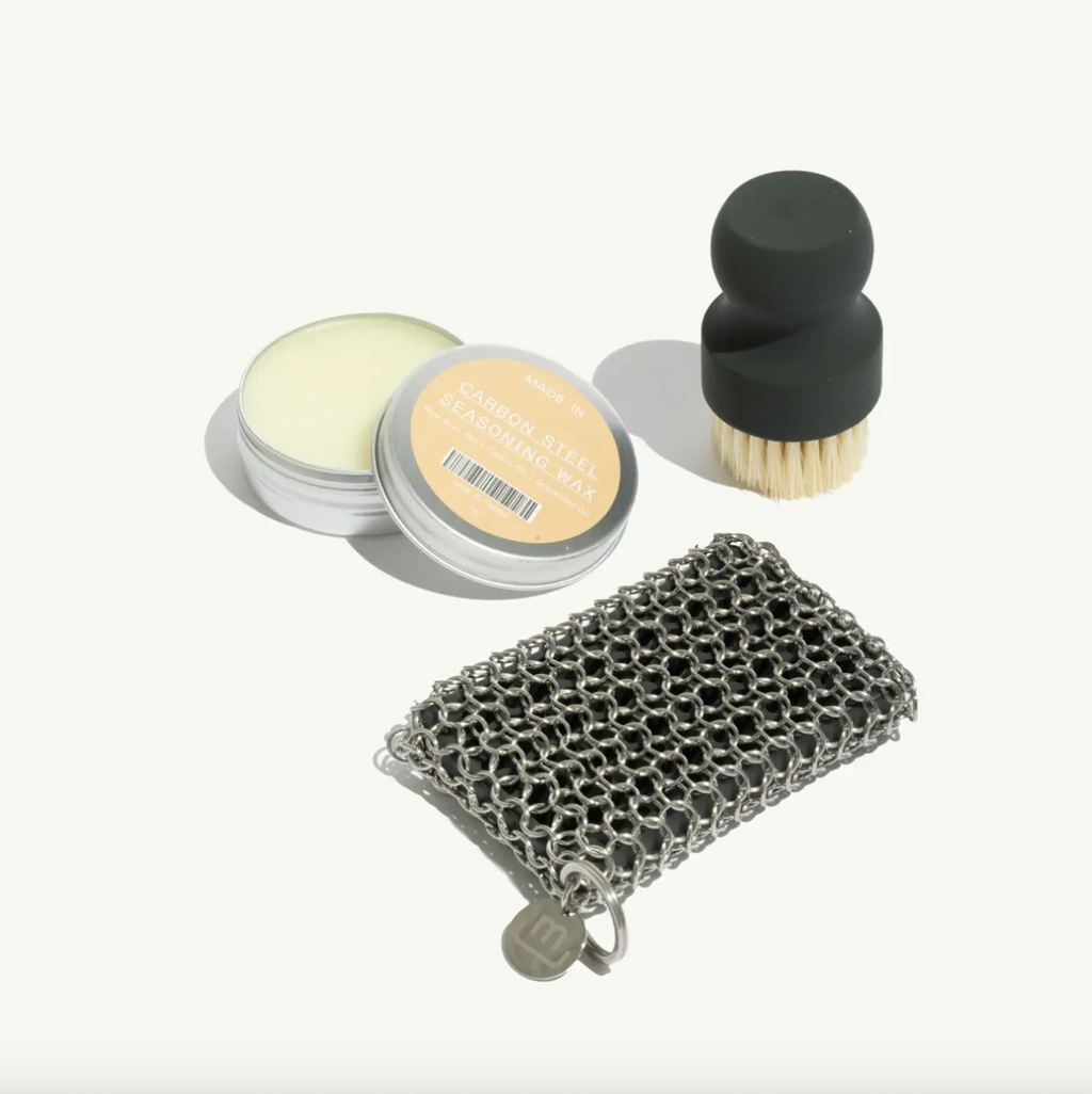 Made In - Carbon Steel Cleaning Set