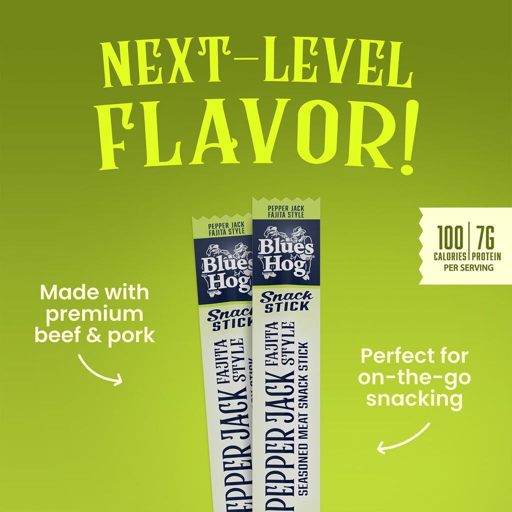 Blues Hog - Pepper Jack Fajita Style Snack Sticks