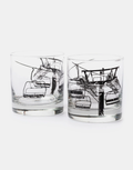 Black Lantern - Ski Lift Whiskey Glasses