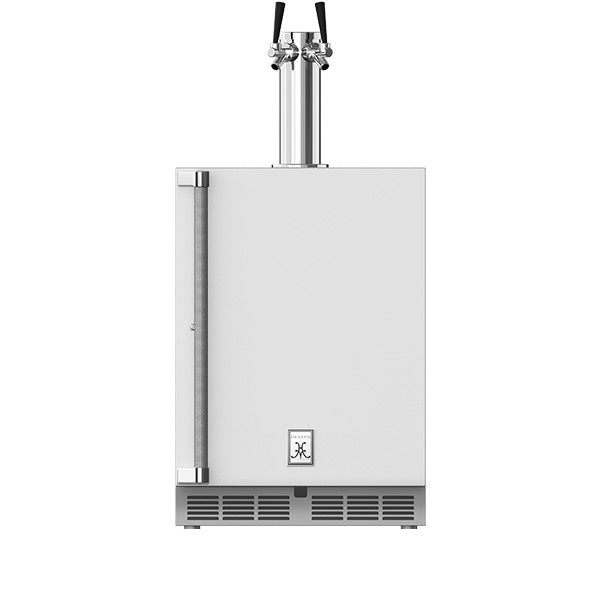 Hestan - 24" Outdoor Double Faucet Beer Dispenser