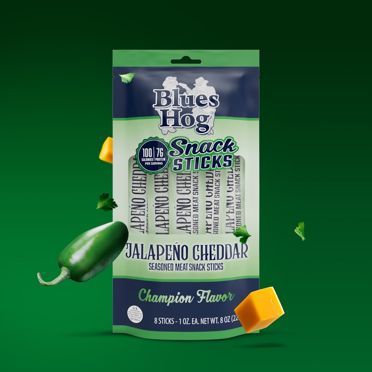 Blues Hog - Jalapeno Cheddar Snack Sticks