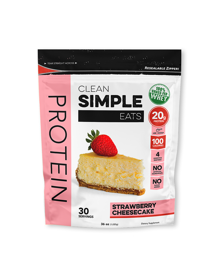 Clean Simple Eats - Protein Powder - Strawberry Cheesecake