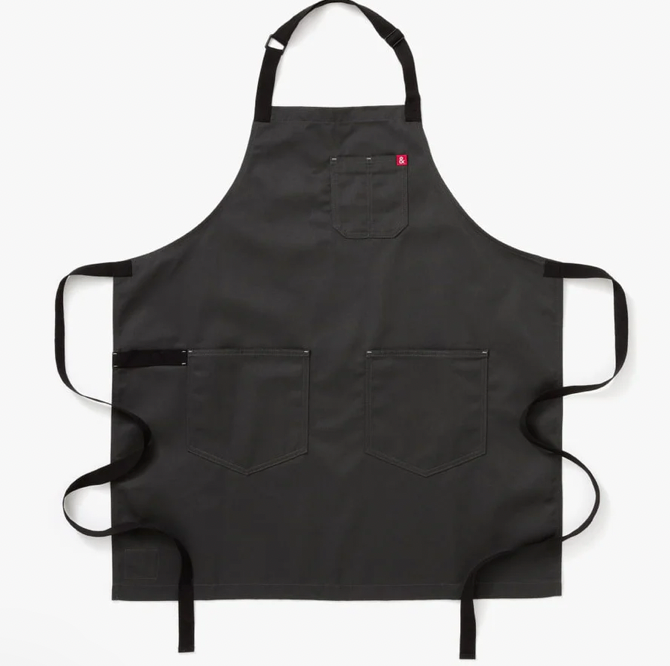 Hedley & Bennett - The Essential Apron - Char Grey