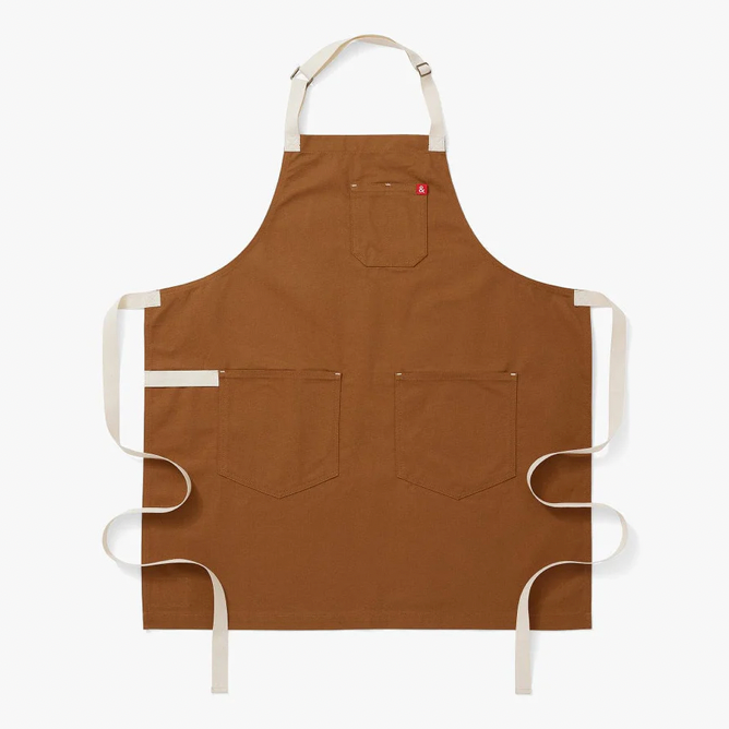 Hedley & Bennett - The Essential Apron - Cider Brown