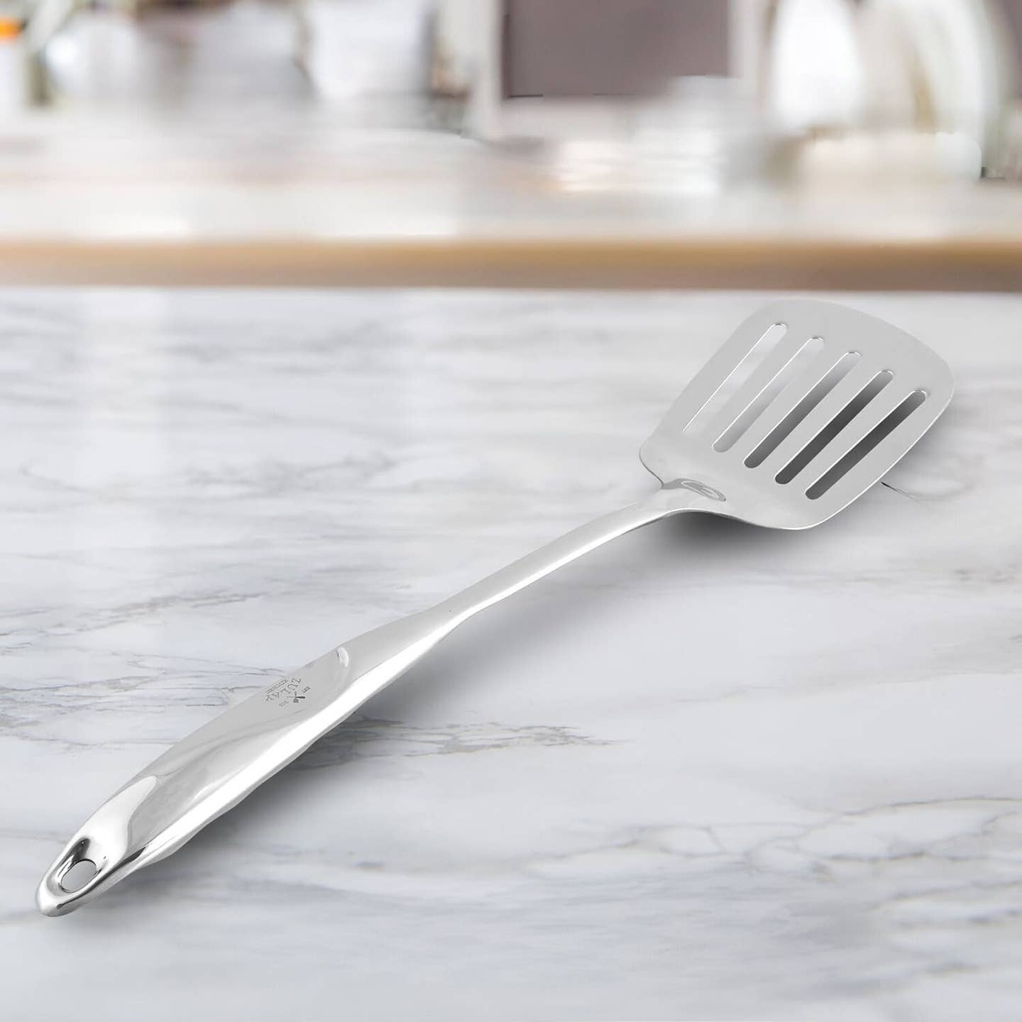Zulay Kitchen - Slotted Turner - Metal Spatula