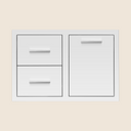 Summerset - 33" 2-Drawer/Vented LP Tank Pull Out