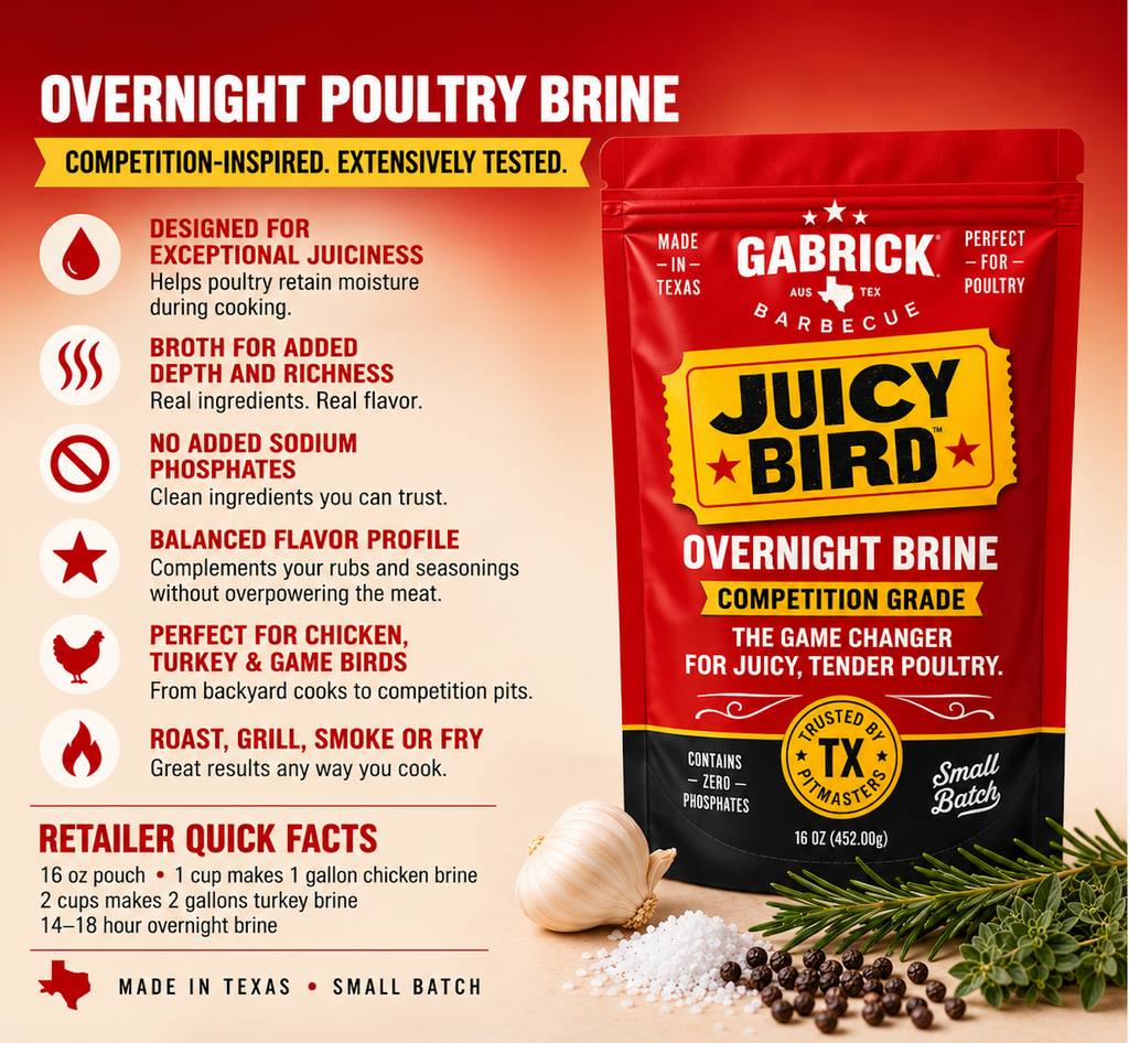 Gabrick Barbeque - Juicy Bird Overnight Poultry Brine