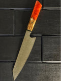 Spaceman Knives - Nebula Kiritsuke 8" Apollo Orange Knife
