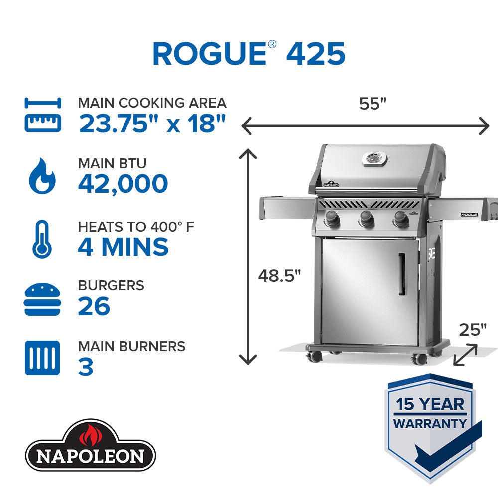 Napoleon - Rogue 425 - Stainless