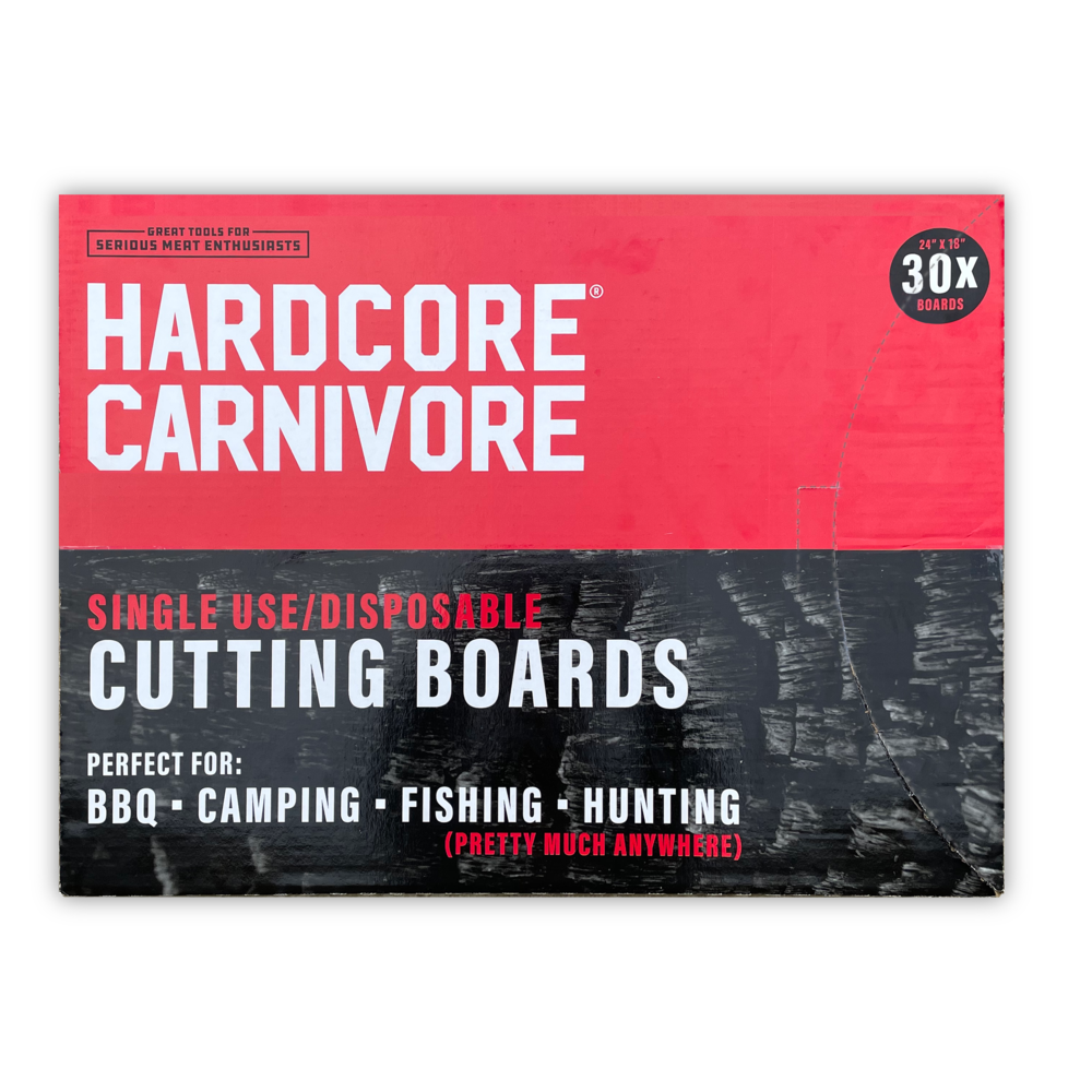 Hardcore Carnivore - Disposable Cutting Boards