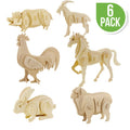 Hands Craft - 3D Wooden Puzzle - Farm Animals