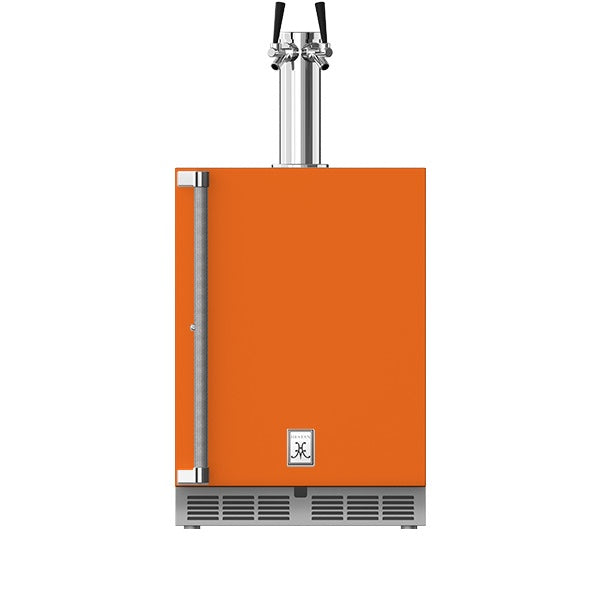 Hestan - 24" Outdoor Double Faucet Beer Dispenser