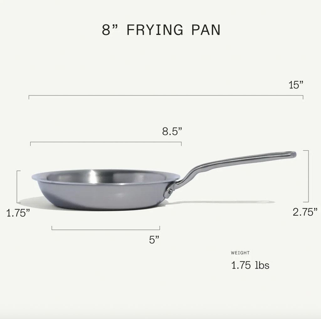 Made In - 8" Stainless Steel Italian Frying Pan