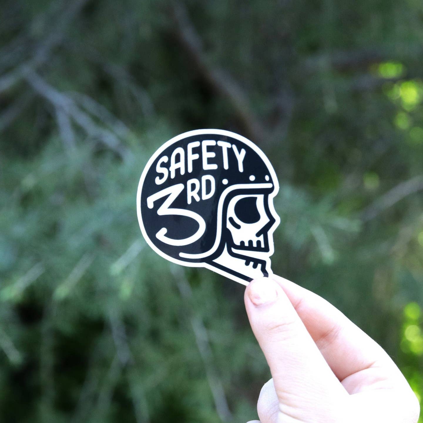 Squatchy - Safety Third Waterproof Vinyl Sticker