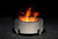 Breeo - Luxeve Smokeless Fire Pit - Silver Vein Gray Glass