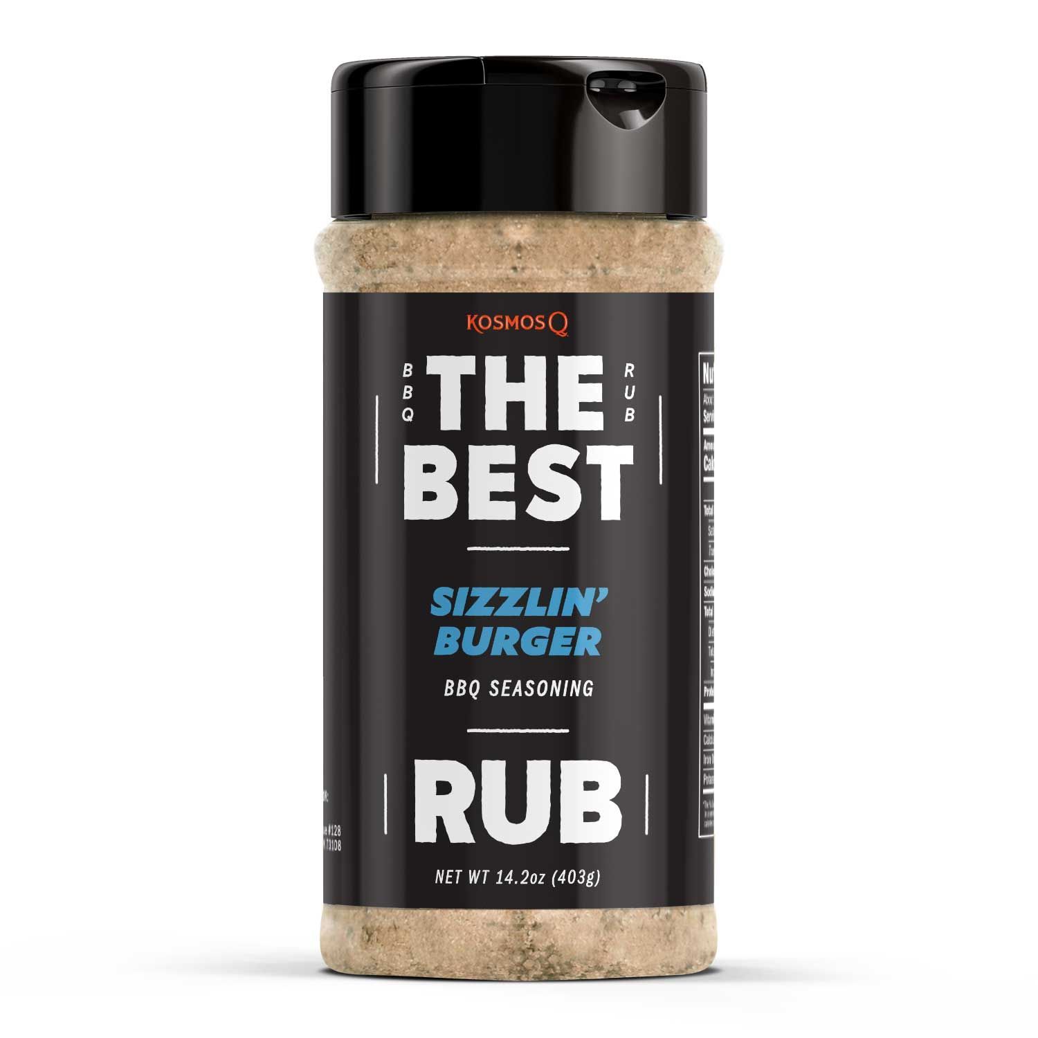 Kosmos Q - The Best Sizzlin' Burger Rub