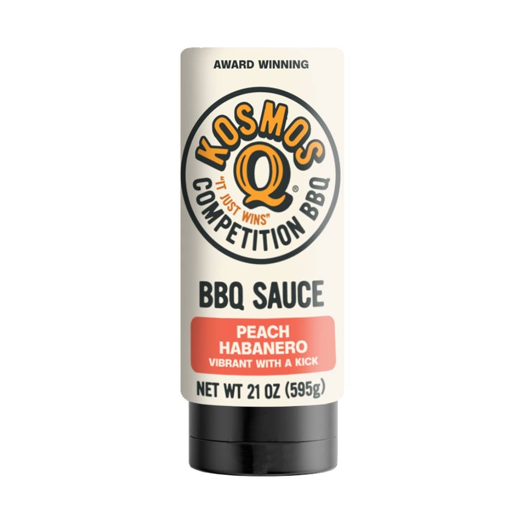 Kosmos Q - Peach Habanero BBQ Sauce (21 oz)