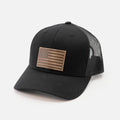 Range Leather Co - American Flag Hat - Black