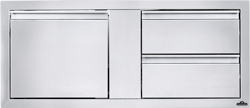 Napoleon - 42" x 16" Single Door & Double Drawer Combo