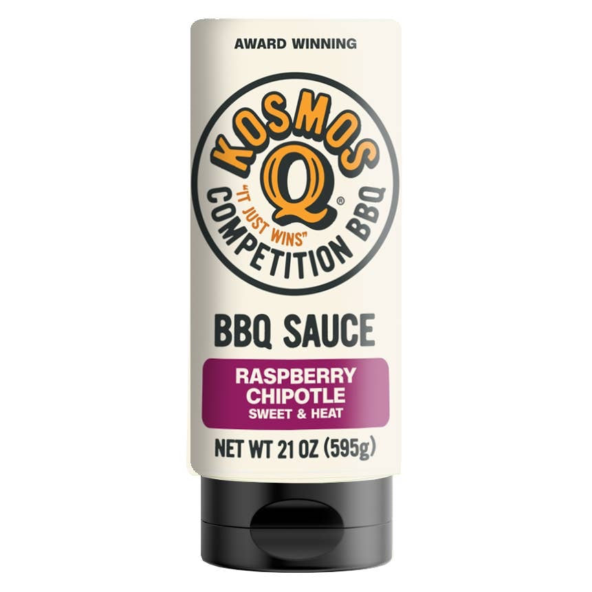 Kosmos Q - Raspberry Chipotle BBQ Sauce (21 oz)