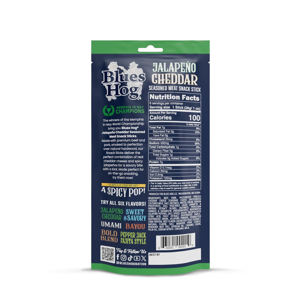Blues Hog - Jalapeno Cheddar Snack Sticks