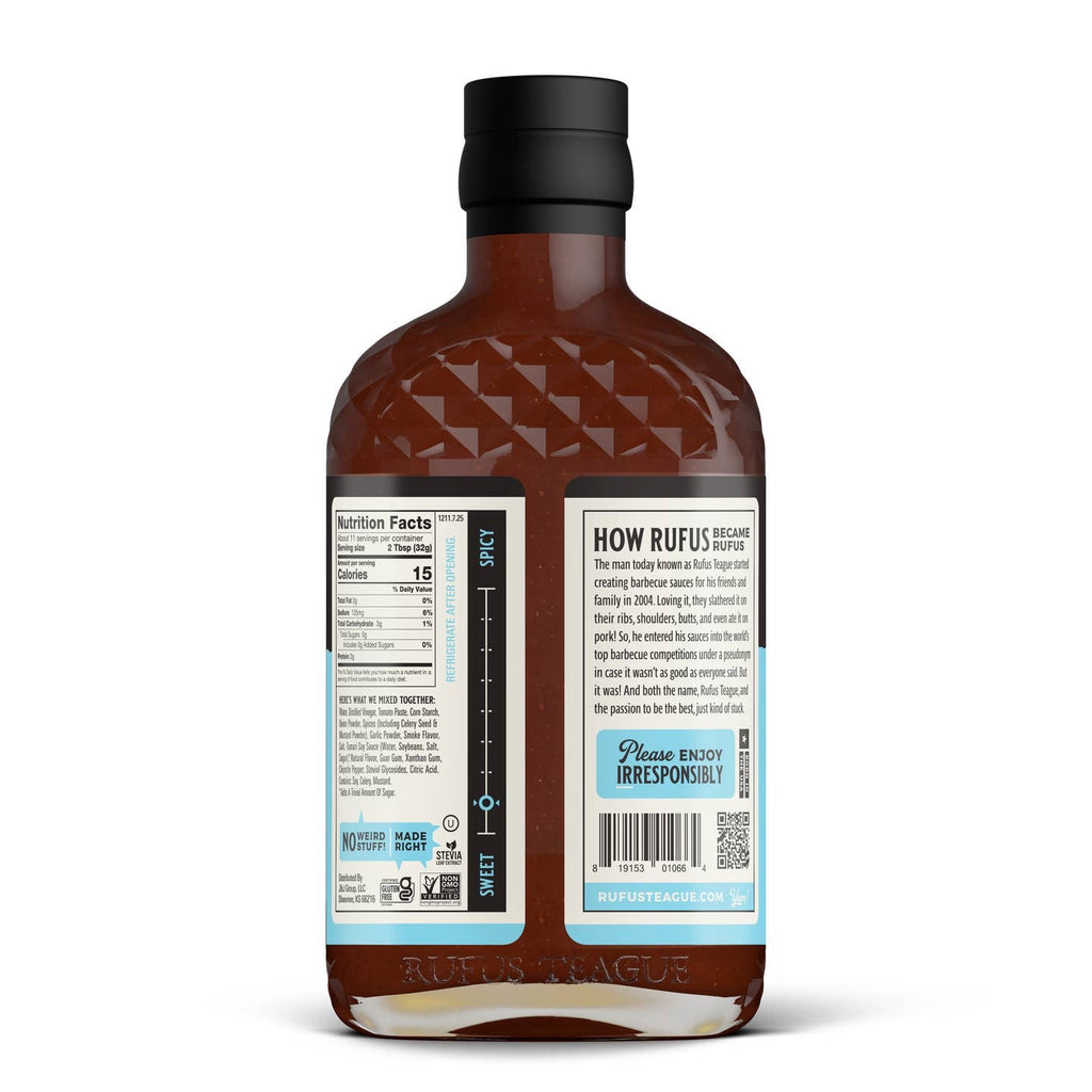 Rufus Teague - Slim N' Sweet Sugar Free BBQ Sauce