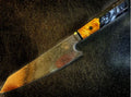 Spaceman Knives - Nebula Kiritsuke 8" Onyx Black Knife