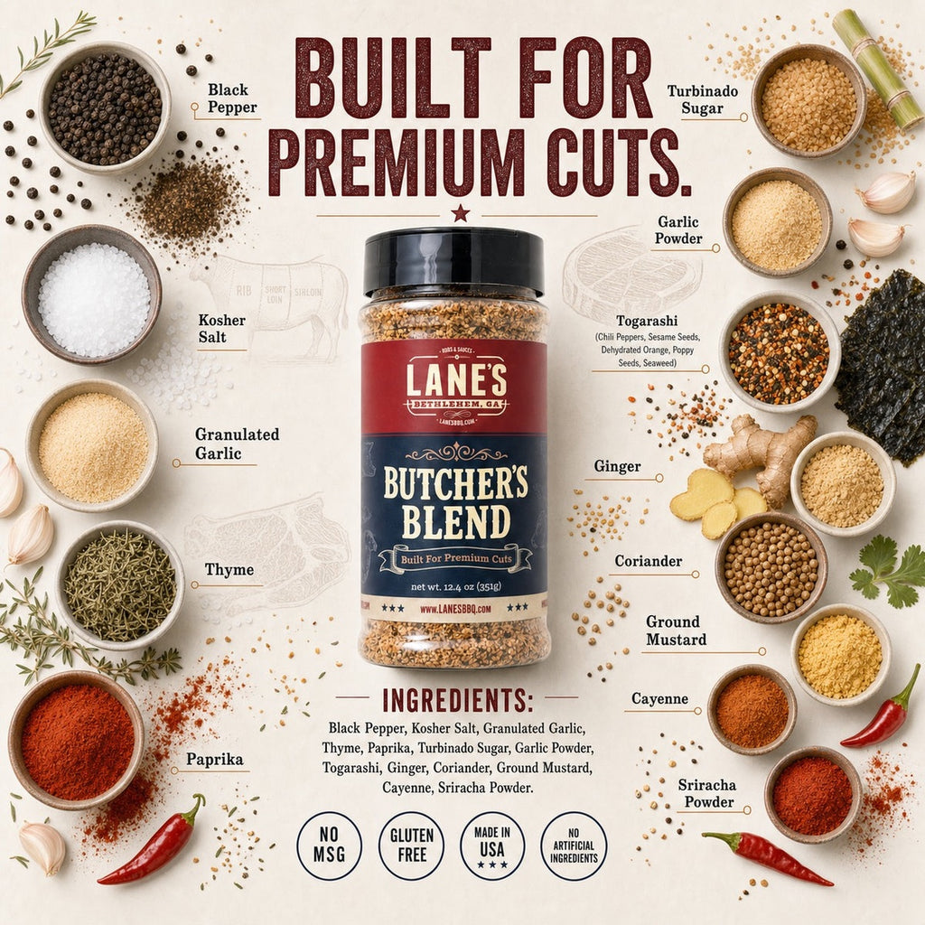 Lane's BBQ - Butcher's Blend Steak & Beef Rub