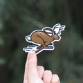 Squatchy - Run Free Jackalope Sticker