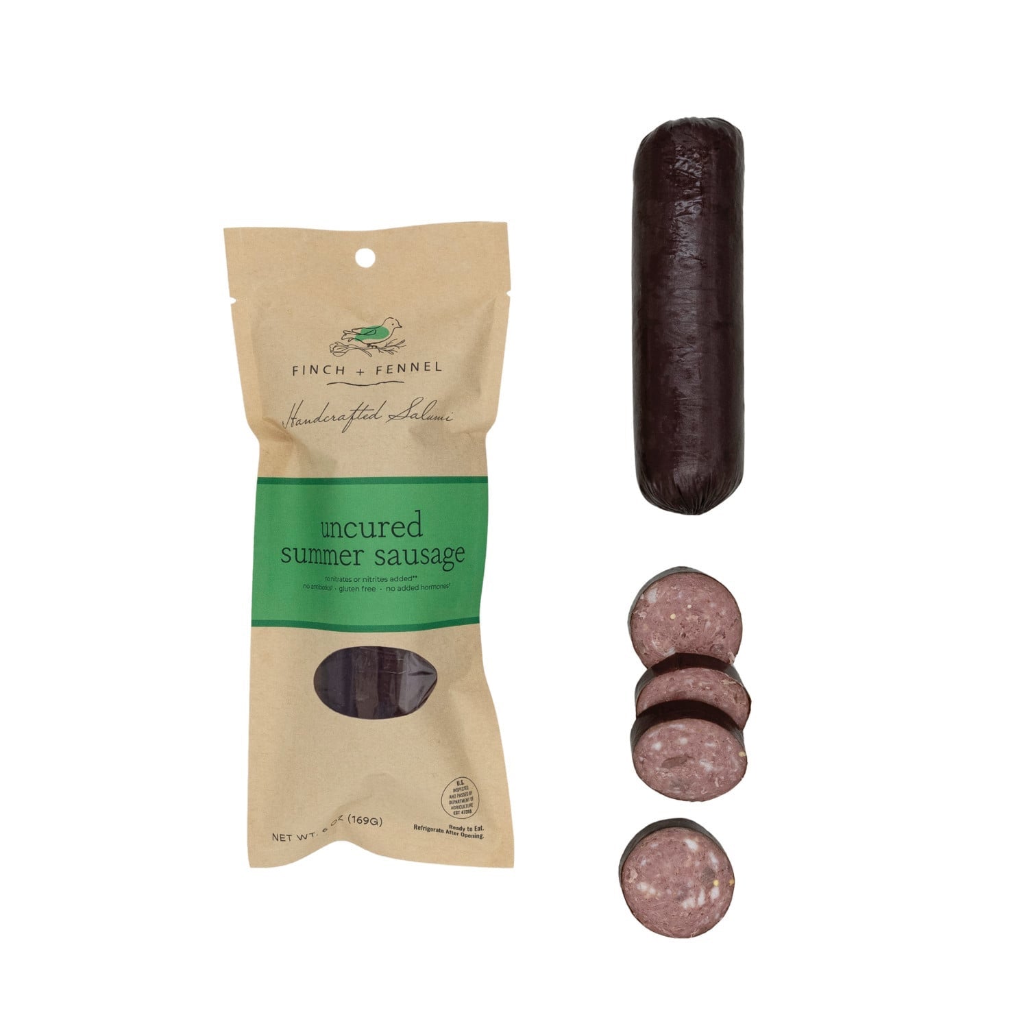 Finch + Fennel - Uncured Summer Sausage