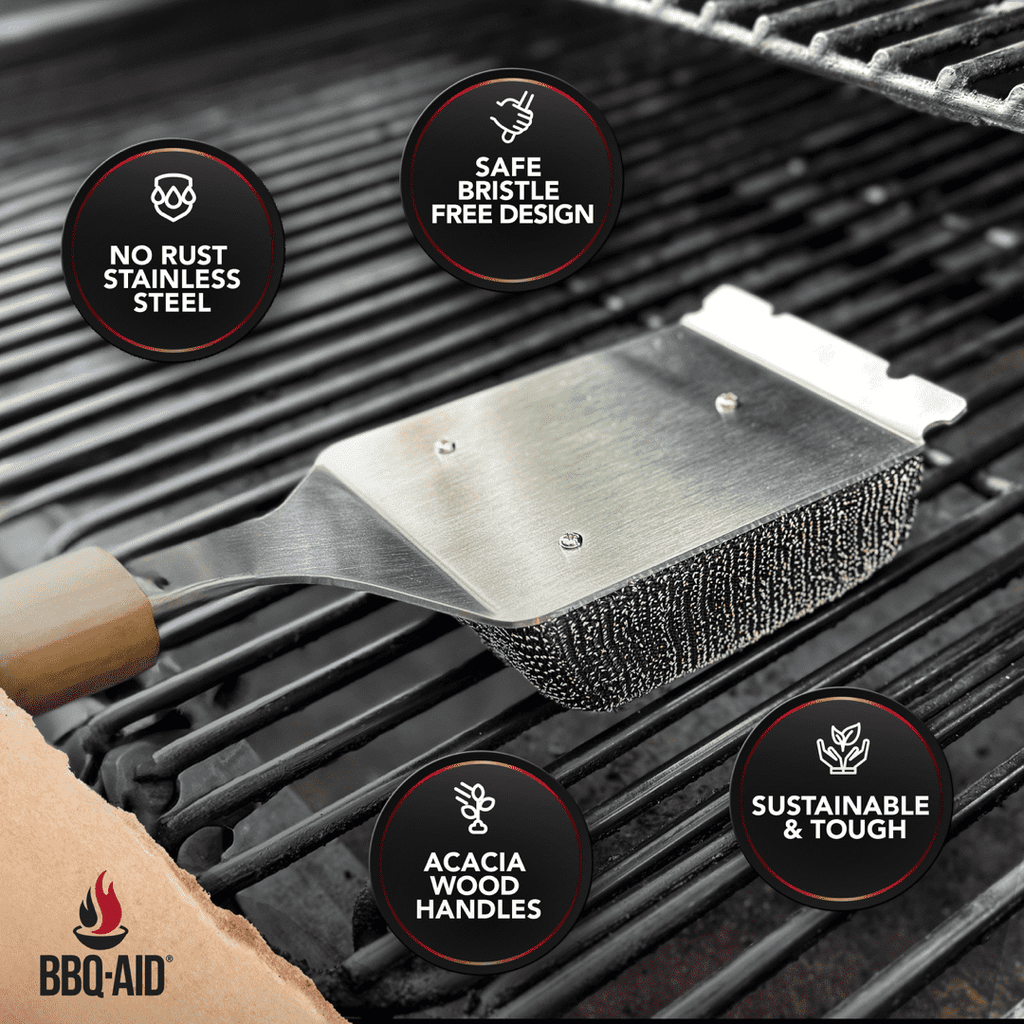 BBQ Aid - Bristle Free Brush & Scraper