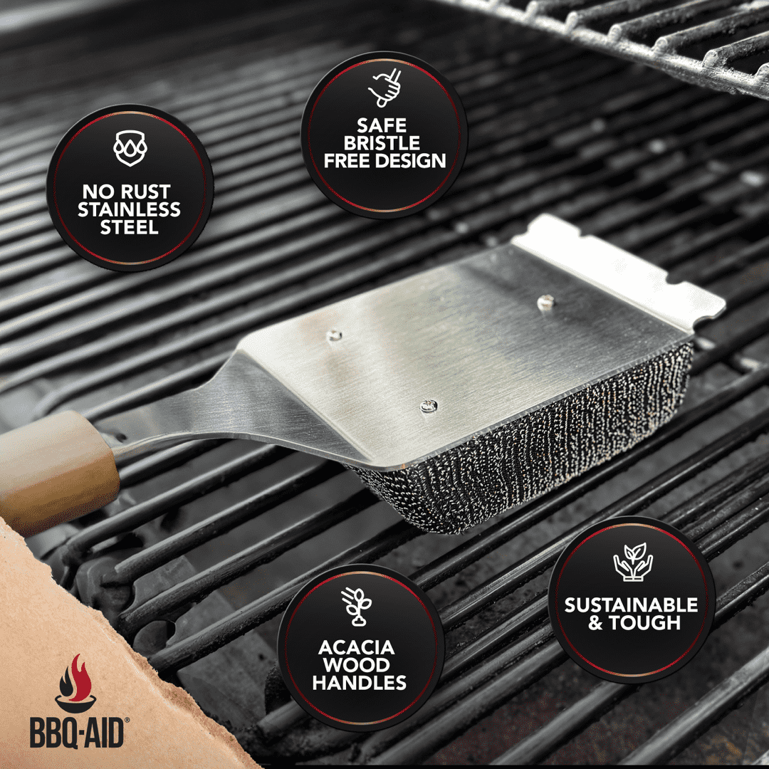 BBQ Aid - Bristle Free Brush & Scraper