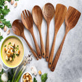 Zulay Kitchen - Teak Wood Cooking Utensils