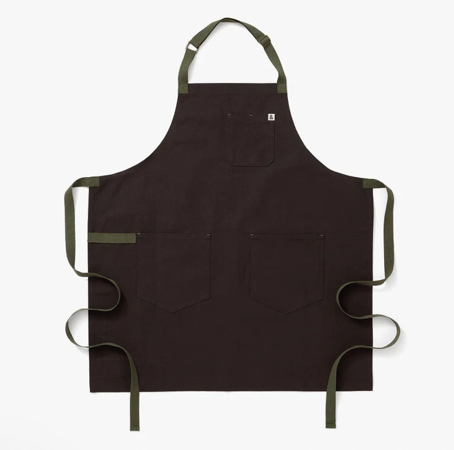 Hedley & Bennett - The Essential Apron - Forest Moss