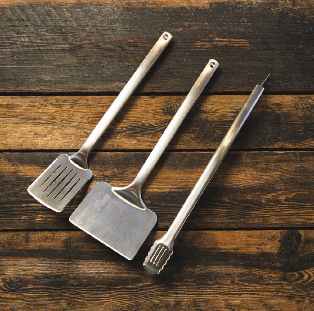 RecTeq - Long Neck 3-Piece Grill Utensil Set