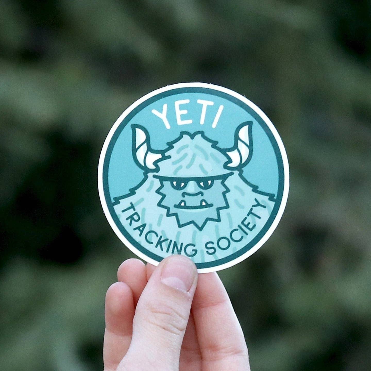 Squatchy - Yeti Tracking Society Waterproof Vinyl Sticker