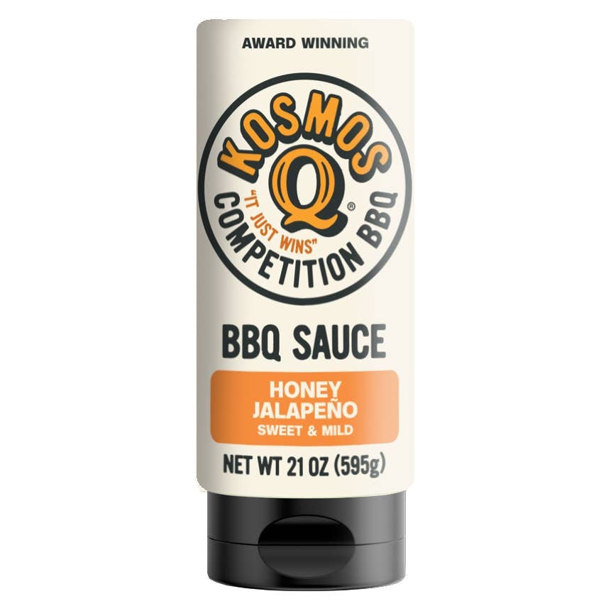 Kosmos Q - Honey Jalapeno BBQ Sauce (21 oz)