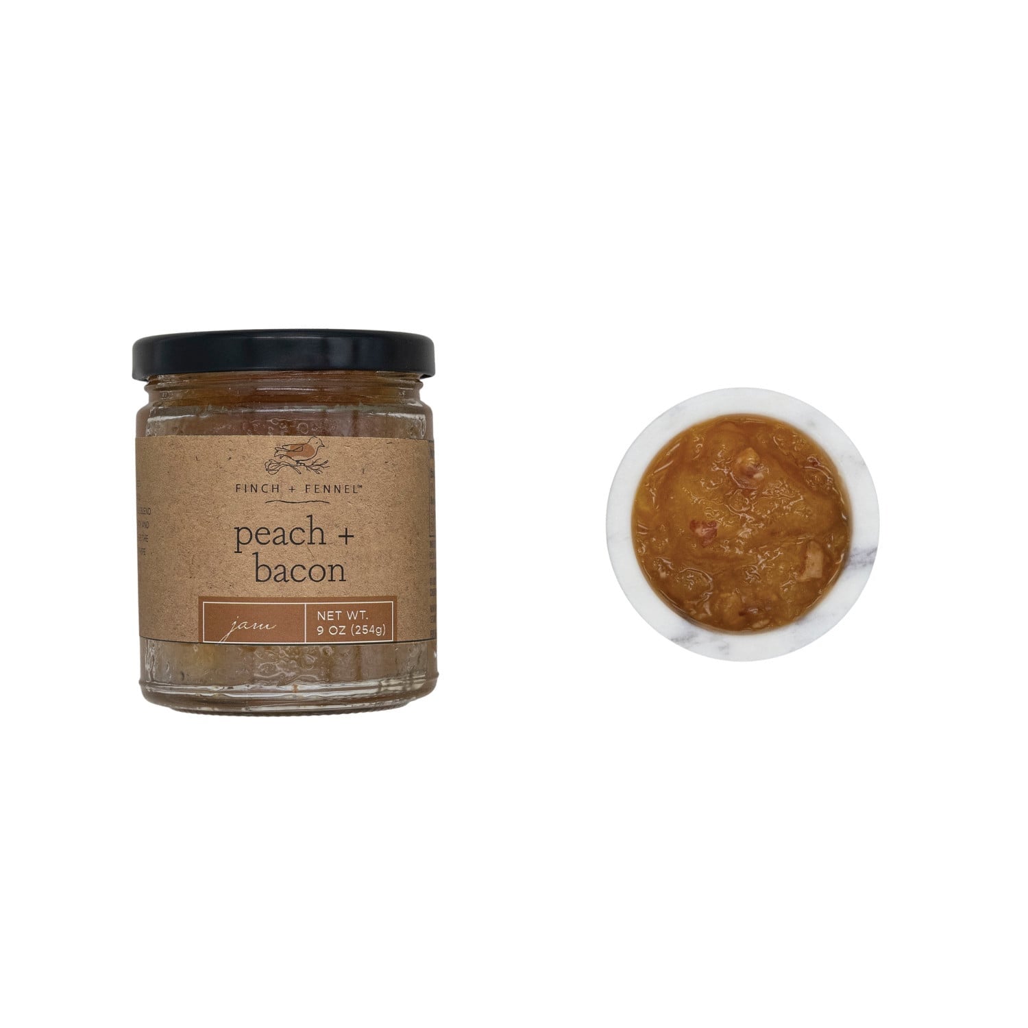 Finch + Fennel - Peach + Bacon Jam