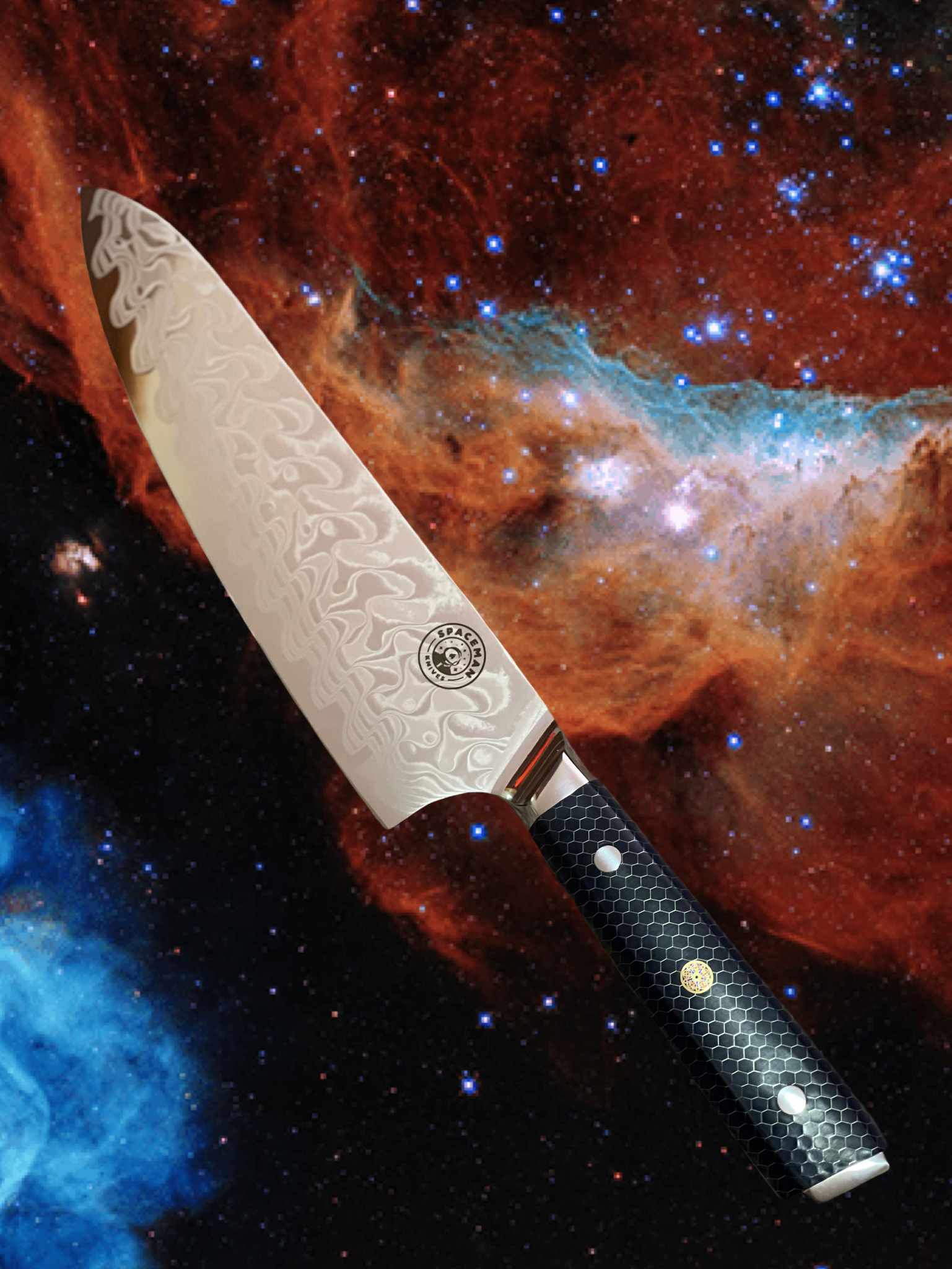 Spaceman Knives - Interstellar Chef - Blue Honeycomb