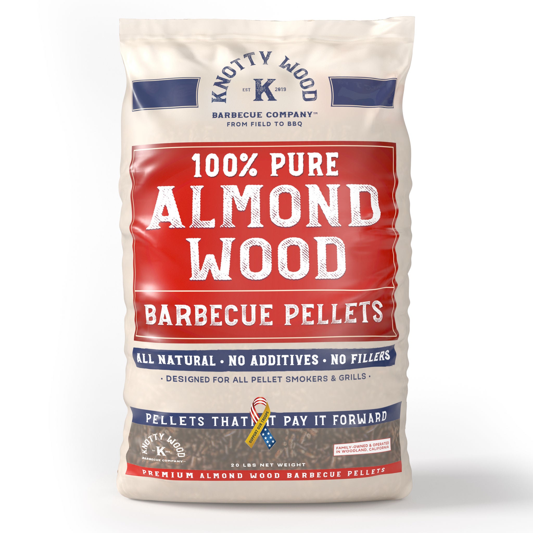 Knotty Wood - Almond Wood Pellets