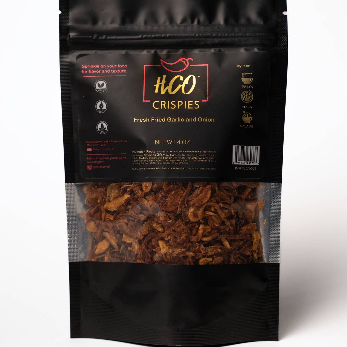 Hot Crispy Oil - HCO Crispies - Fried Garlic & Onion