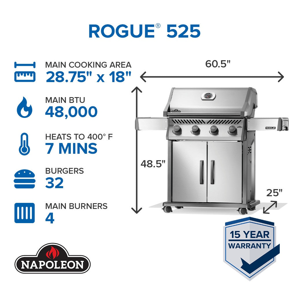 Napoleon - Rogue 525 - Stainless