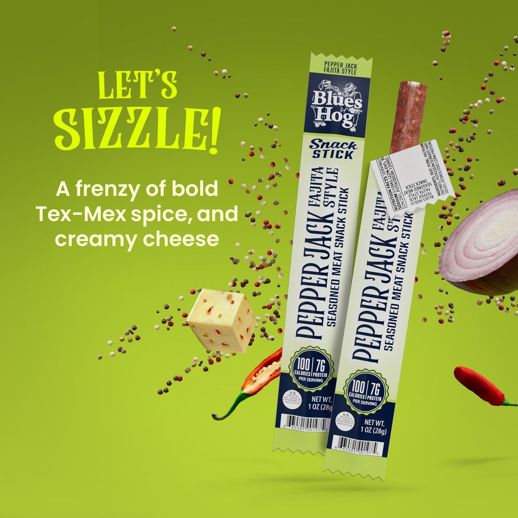 Blues Hog - Pepper Jack Fajita Style Snack Sticks