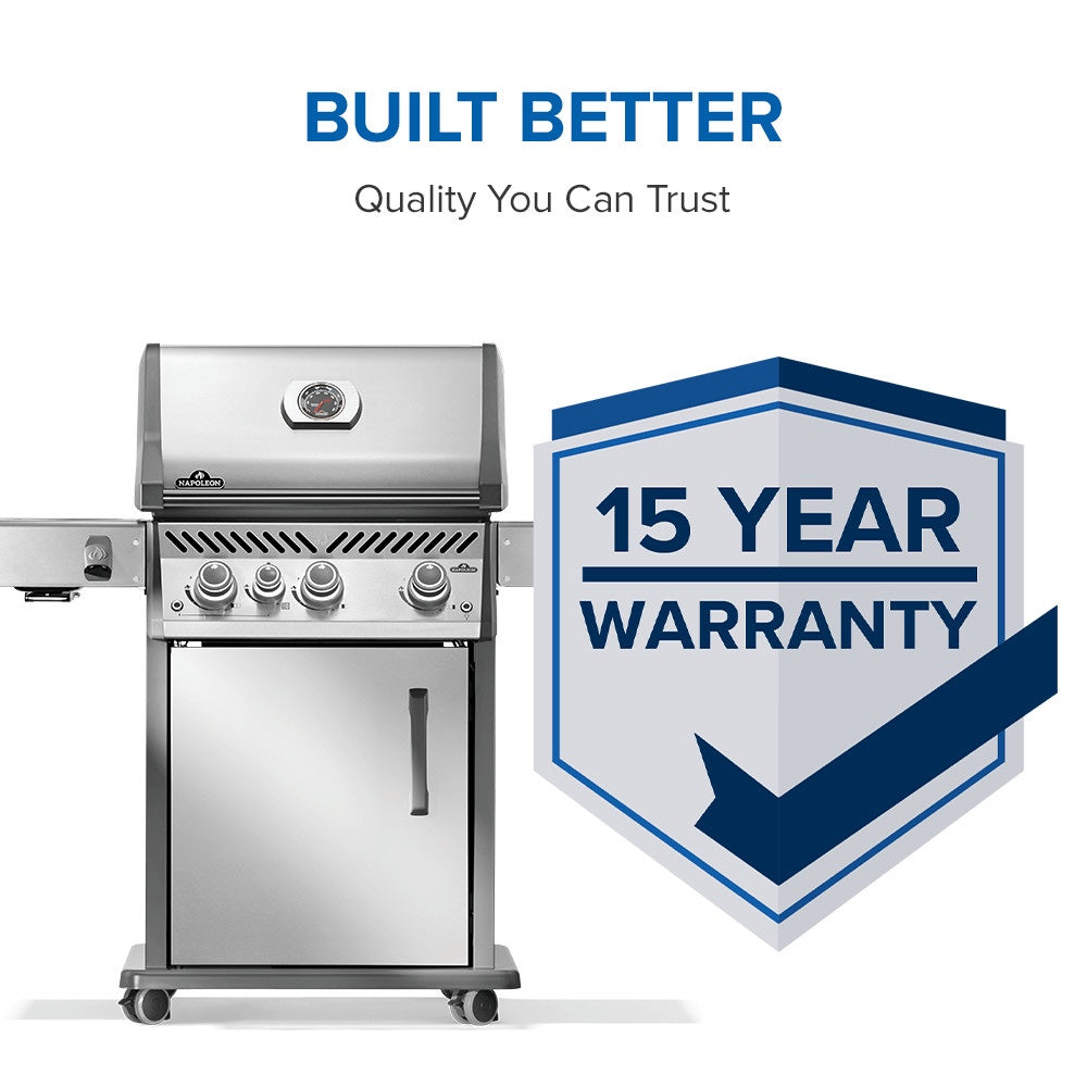 Napoleon - Rogue Pro 425 w/ IR Burner - Stainless