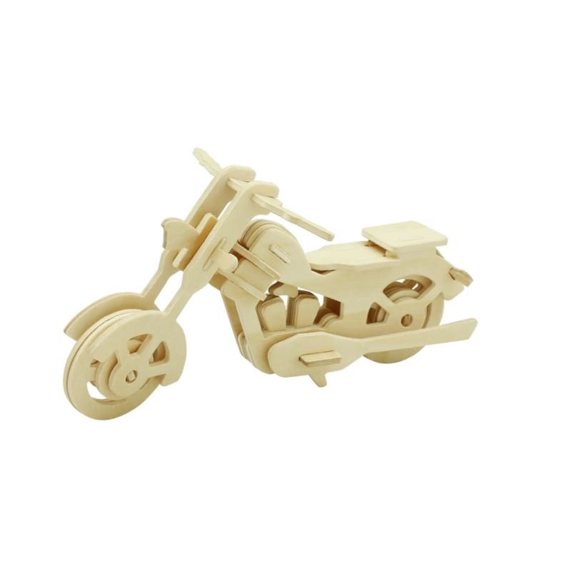 Hands Craft - 3D Wooden Puzzle - Motorcycle