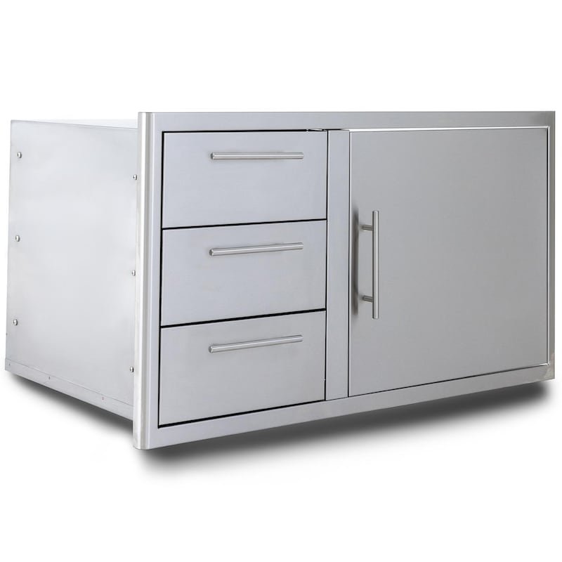 Blaze Grills - 39" Single Access Door & Triple Drawer Combo
