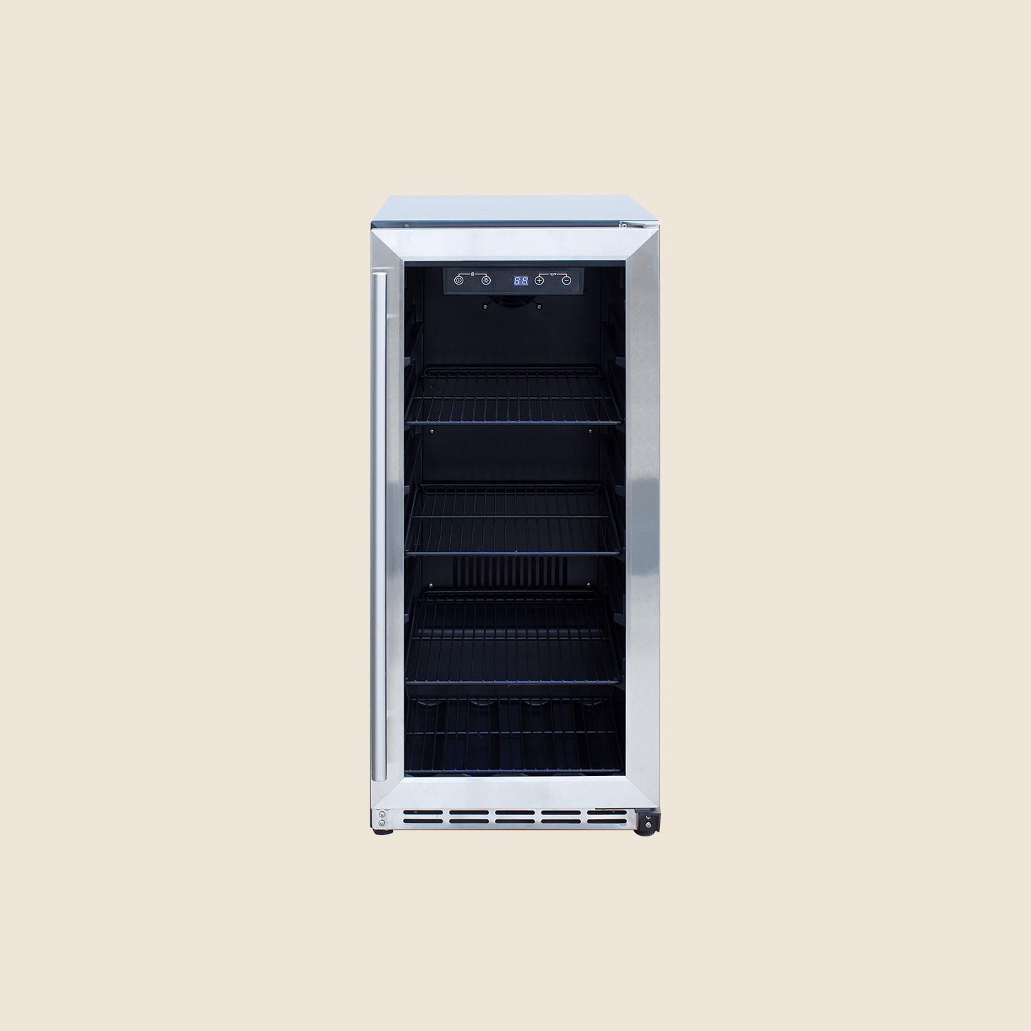 Summerset - 15" 3.2 Cu Outdoor Rated Refrigerator w/ Glass Door