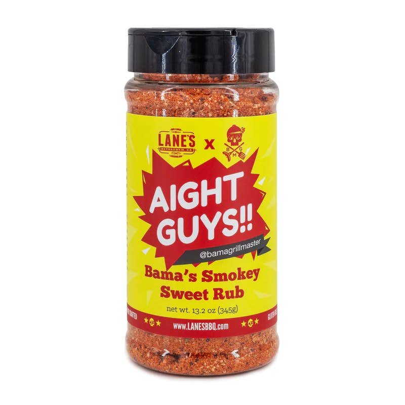 Lane's BBQ - Aight Guys! Bama's Smokey Sweet Rub